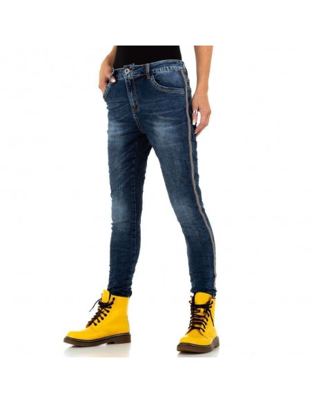 Jeans met Jewel-band