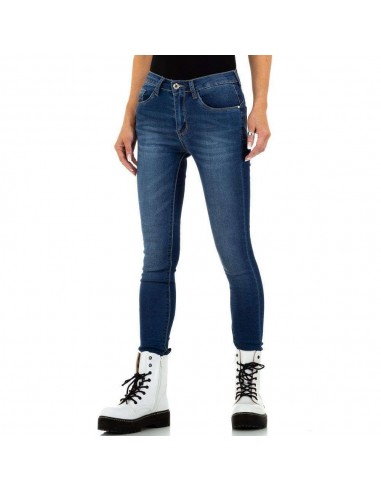 Women's blue slim fit jeans