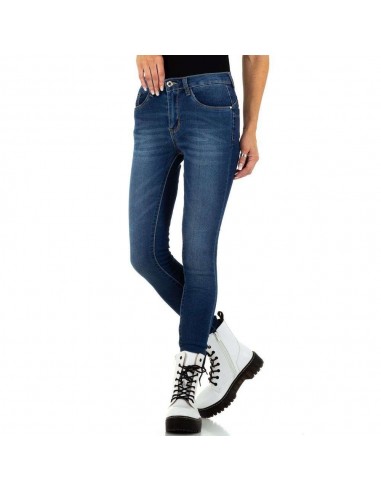 Blaue Skinny-Jeans für Frauen