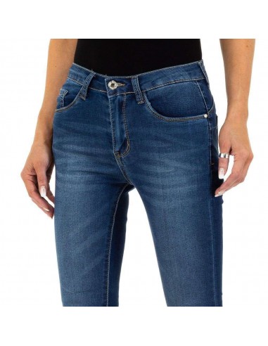 Blaue Skinny-Jeans für Frauen