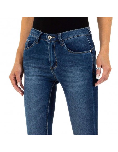Jeans bleu slim pour femme