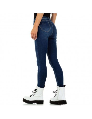Women's blue slim fit jeans