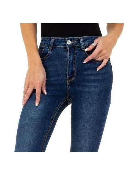 Donkerblauwe skinny jeans voor dames