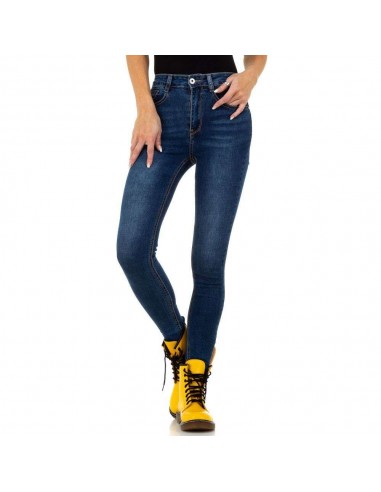 Donkerblauwe skinny jeans voor dames