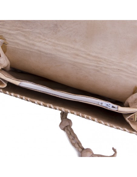 Sac en peau de serpent zoom poche intérieure