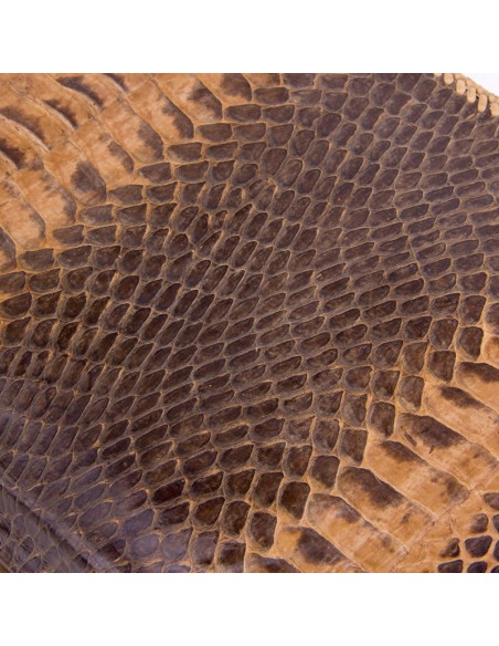 Längliche Tasche aus Schlangenhaut