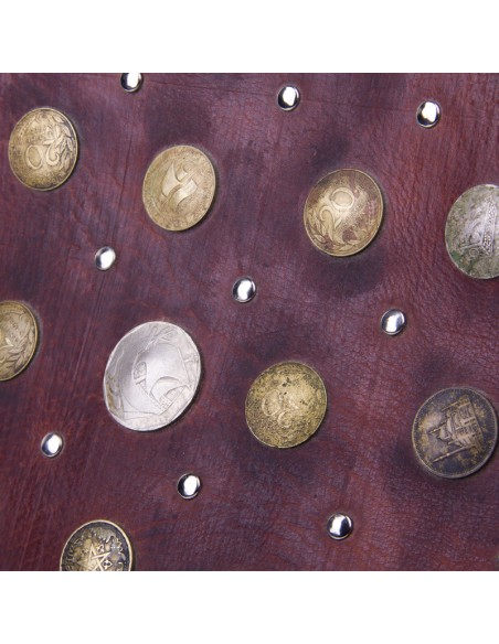 Leather bag coins
