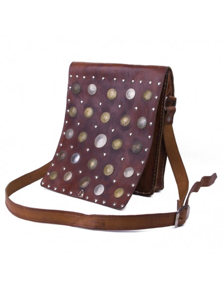 Leather bag coins