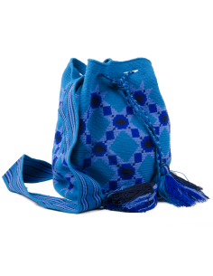 Sac Mochila Wayuu - bleu
