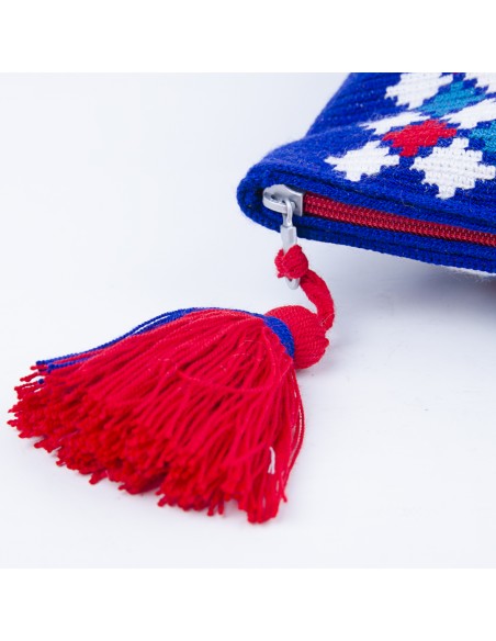 Mochila Wayuu clutch bag - blue