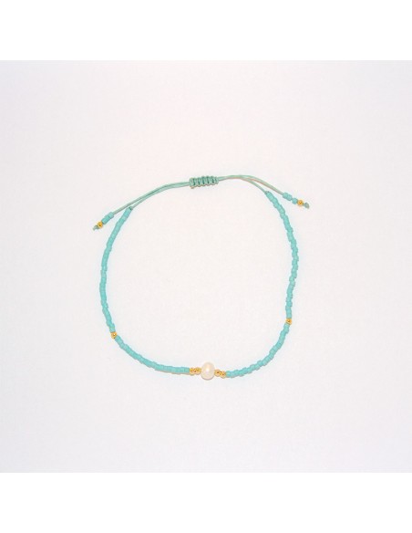 Einfarbiges Perlmuttarmband