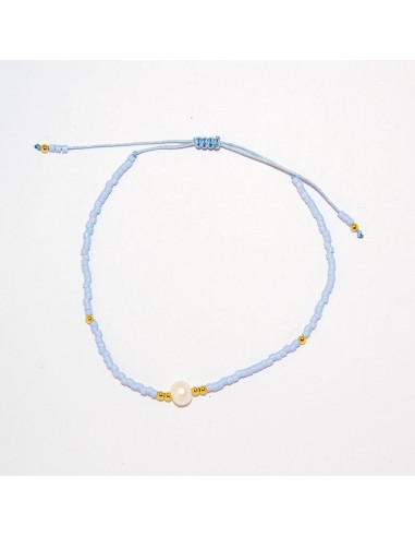 Eenkleurige parelmoeren armband