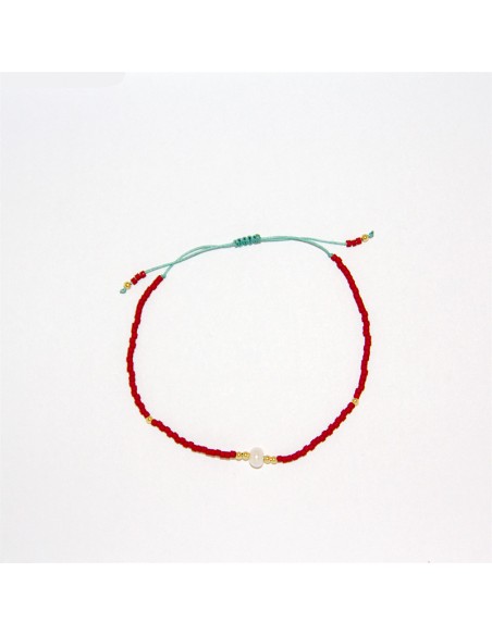 Zweifarbiges Perlmuttarmband