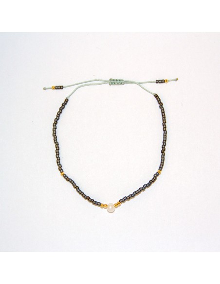 Zweifarbiges Perlmuttarmband