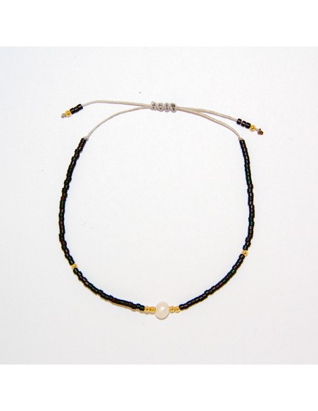 Zweifarbiges Perlmuttarmband