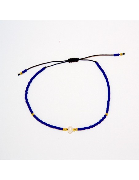 Eenkleurige parelmoeren armband