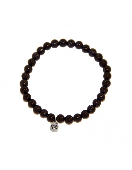 Armband mit blauen Sandperlen