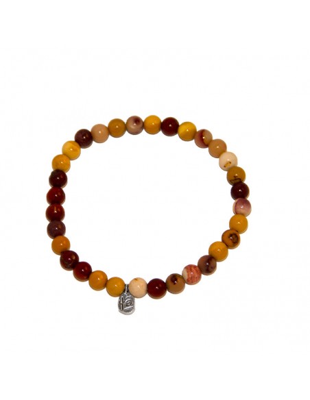 Natural mochaite jasper bracelet