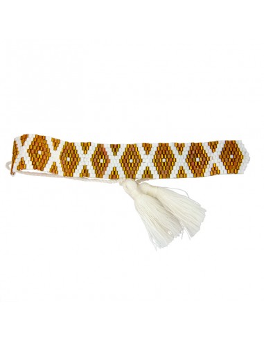 Miyuki kralen armband - diamanten en kwastjes