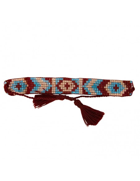 Miyuki kralen armband - diamanten en kwastjes