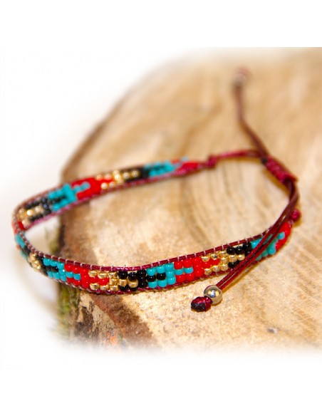 Bracelet Miyuki motif croix