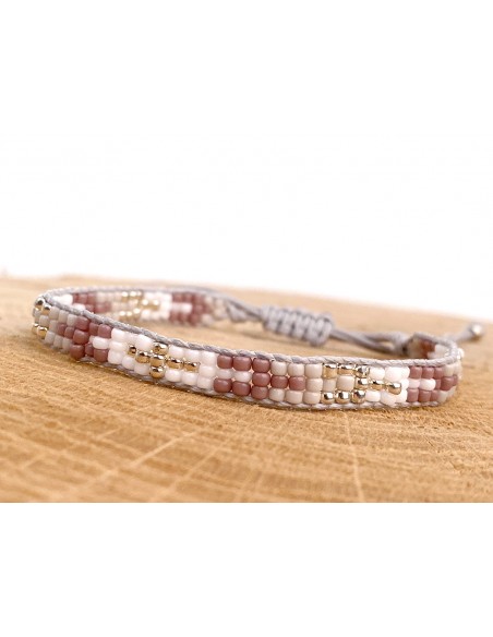 Bracelet Miyuki motif croix