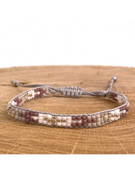 Miyuki fine beads bracelet cross pattern