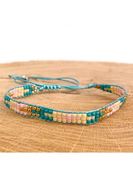 Bracelet Miyuki motif croix