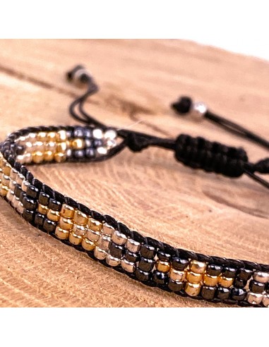 Fijne Miyuki kralen armband met kruis patroon