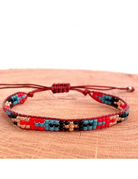 Bracelet Miyuki motif croix