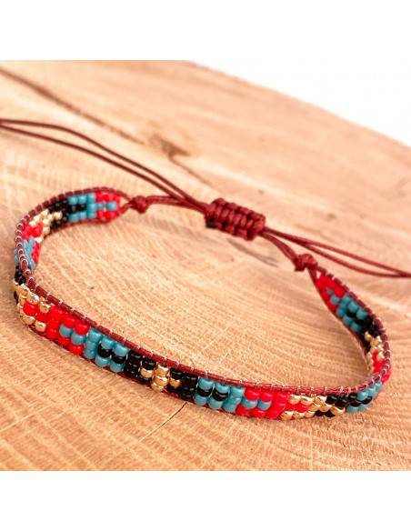 Bracelet Miyuki motif croix