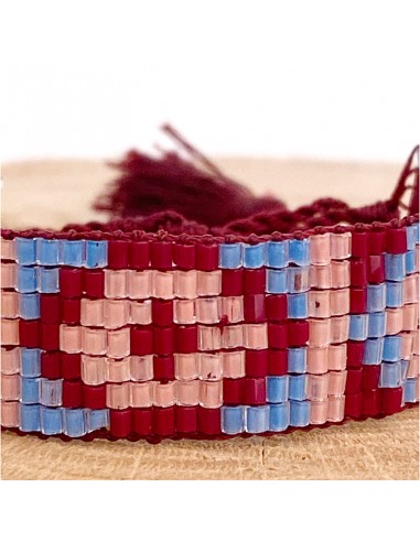 Miyuki kralen armband - diamanten en kwastjes