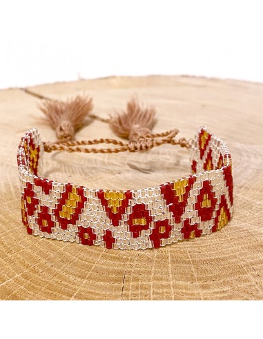 Miyuki kralen armband - diamanten en kwastjes