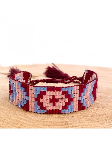 Miyuki Perlen Armband - Diamanten und Quasten