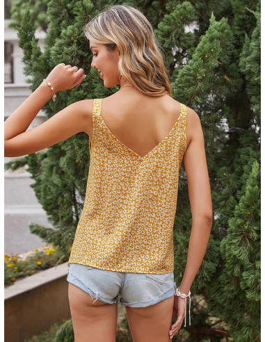 Geel tanktop shirt