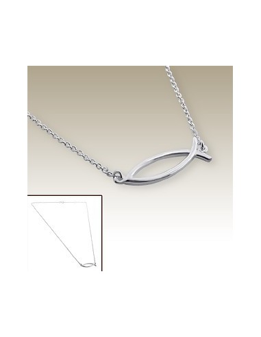 Collier poisson signe religieux - Argent 925