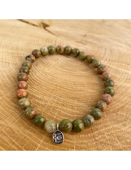 Unakite bracelet - stone of introspection
