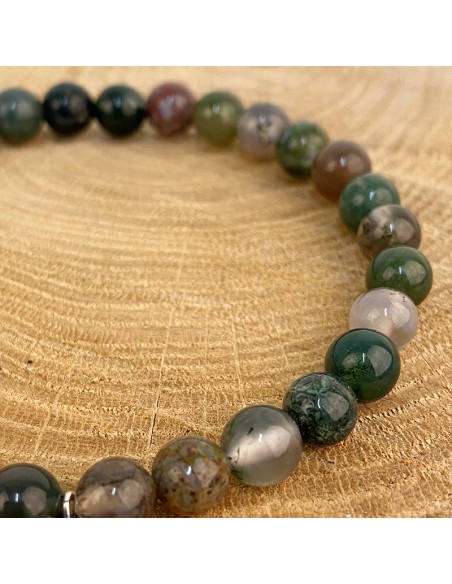 Indian Agate bracelet - stone of courage
