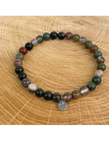 Indiase Agaat armband - steen van moed