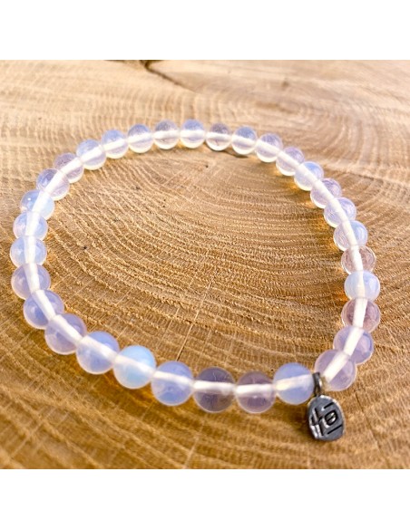 Bracelet en Opaline - pierre du calme