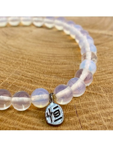 Bracelet en Opaline - pierre du calme
