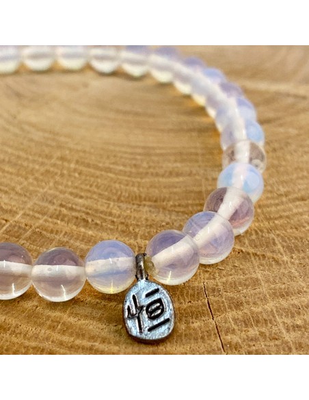 Bracelet en Opaline - pierre du calme