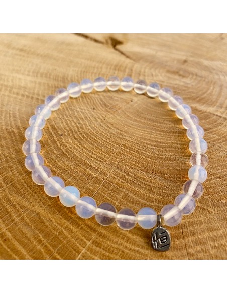 Bracelet en Opaline - pierre du calme
