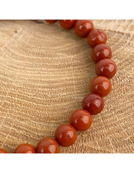 Armband aus rotem Jaspis - Ankerstein