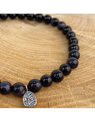 Armband in Blue Sand - steen van creativiteit