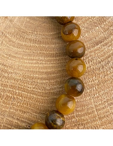 Bracelet en Oeil-de-Tigre - pierre de la protection