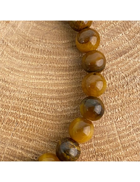 Bracelet en Oeil-de-Tigre - pierre de la protection