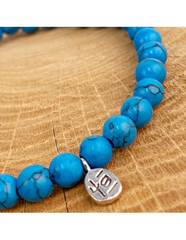 Bracelet en Turquoise - pierre de la communication