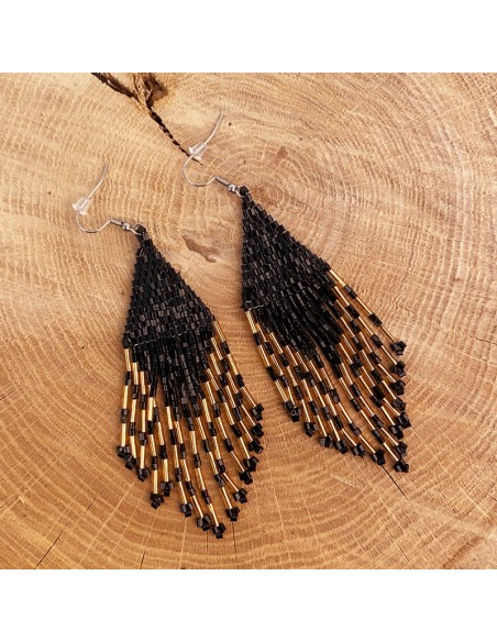 Diamond pearl earrings