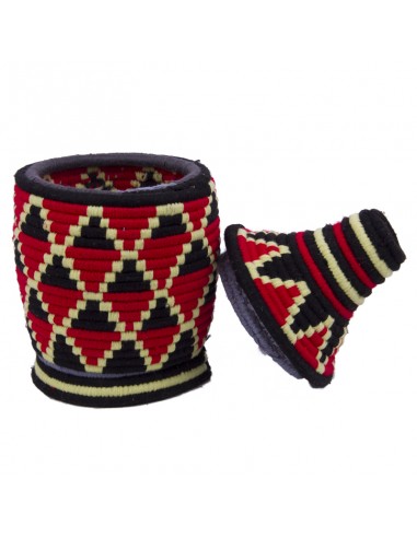 Marokkaanse mand - zwart en rood